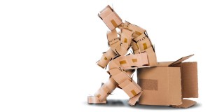 Más allá de la caja de cartón marrón