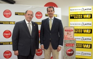 CLARO y Western Union firman convenio