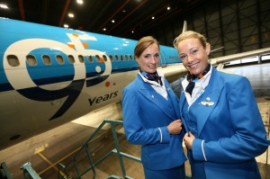 KLM y su logo de aniversario